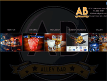 Tablet Screenshot of alleybarannarbor.com